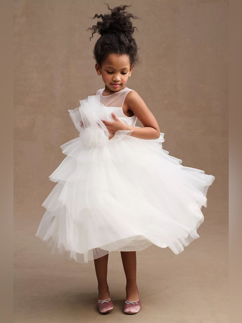 New Anthropologie Princess Daliana Leah Tulle Flower Girl Dress Size 10